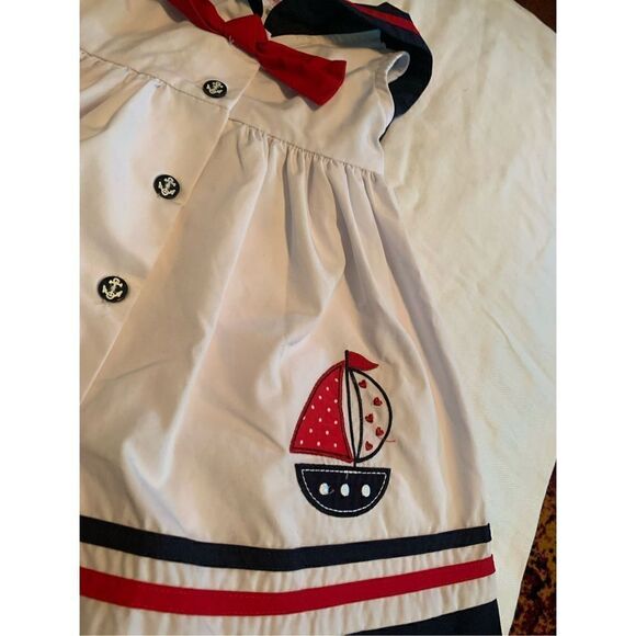 Good lad Red, White & Blue Nautical Style Dress - Picture 3 of 6
